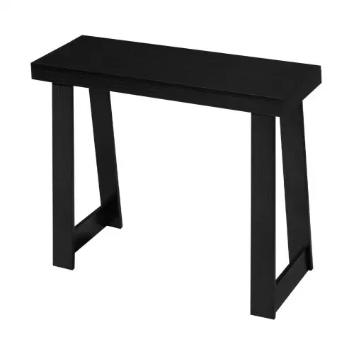 VEVOR Konsolentisch Eingangtisch hinter dem Sofa (91,5 x 30,5 x 81 cm / L x B x H), rechteckiger Beistelltisch aus Mehrschichtplatte für Flur Schlafzimmer Wohnzimmer Foyer, Flurtisch Schwarz Modern – Bild 10