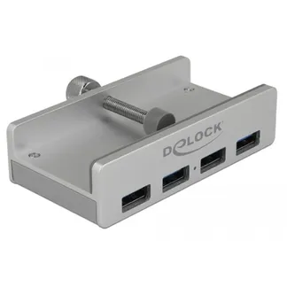 Externer USB 3.0 4 Port Hub mit Feststellschraube, USB-Hub Externer USB 3.0 4 Port Hub mit Feststellschraube, USB-Hub
