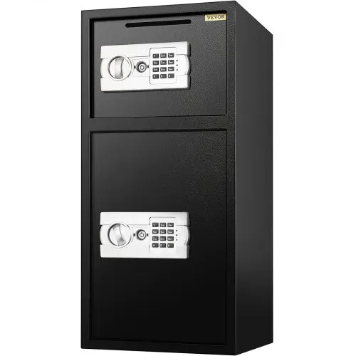 VEVOR Tresor mit Schlüssel Elektronikschloss Tresor 4MM mit Zahlenschloss 74 L, Tresor mit Starkem Eisen, Möbeltresor Elektronikschloss mit Hochbelastbaren Stahlkonstruktion – Bild 9