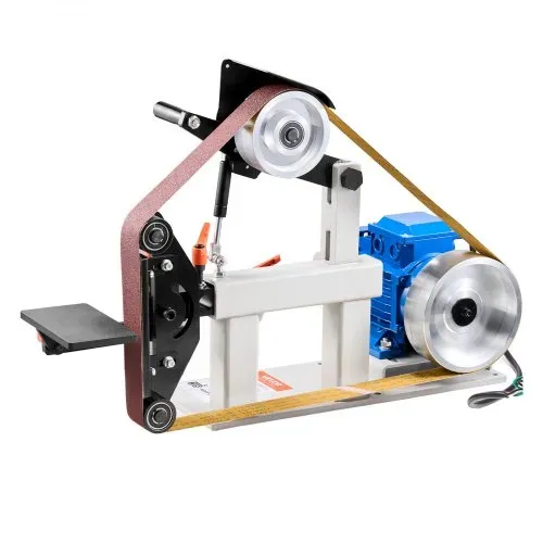VEVOR Bandschleifmaschine 1500 W Band und Scheiben Schleifmaschine 5,08 x 208,28 cm Riemengröße Bandschleifmaschine 1 Phase in 3 Phase Schleifgerät 427 X 30,5 cm Gummischeibe Band-Tellerschleifer – Bild 9