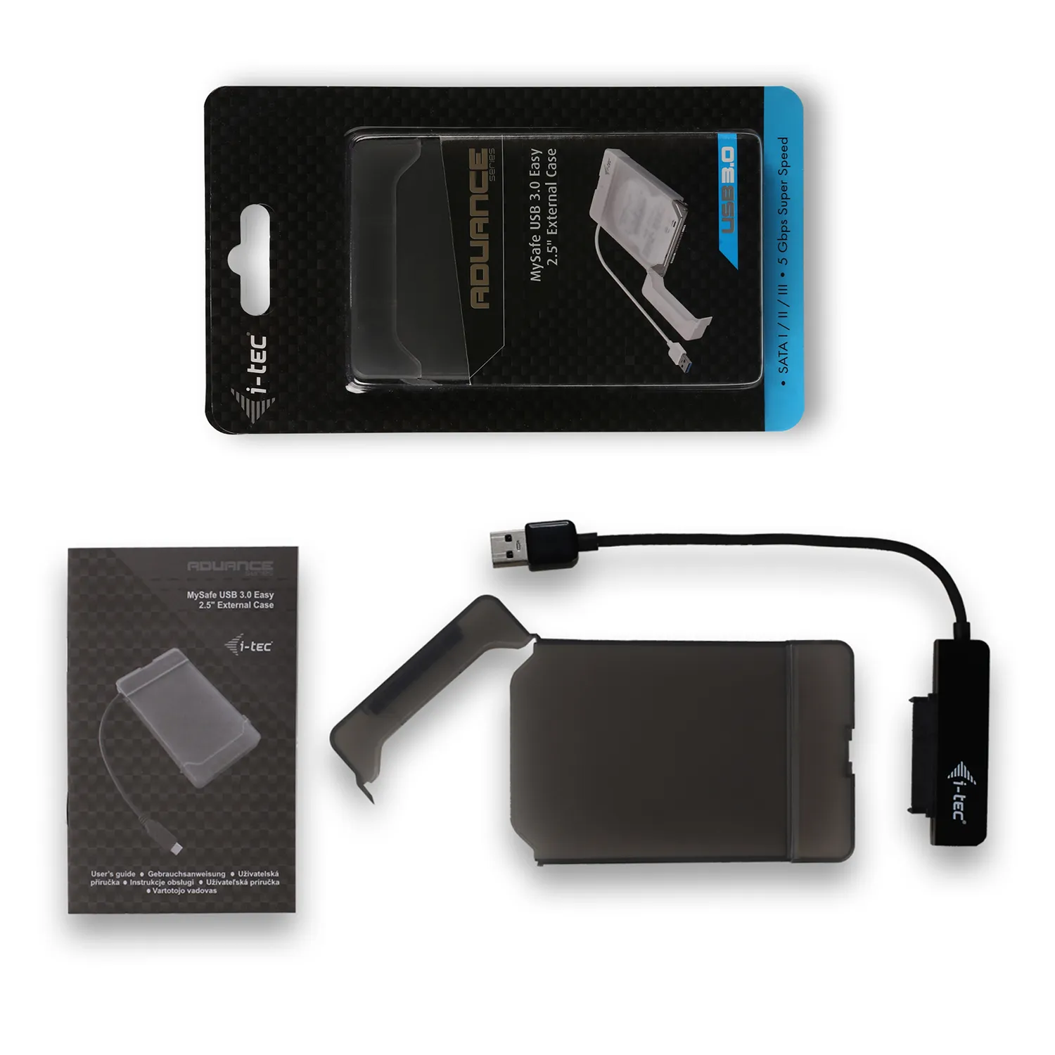 i-tec MySafe USB 3.0 Easy 2.5" External Case – Black – Bild 7
