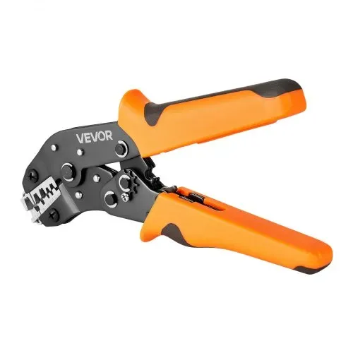 VEVOR Crimpzange Ratschenfunktion 0,25-4 mm², Kabelschuhzange mit Klaren Metrischen & AWG-Markierungen, Schnellverschluss, Presszange Einstellbarer Anpressdruck für Mehrere Anschlüsse – Bild 10