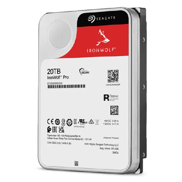 Seagate IronWolf Pro ST20000NT001 Interne Festplatte 20 TB 7200 RPM 256 MB 3.5" – Bild 5