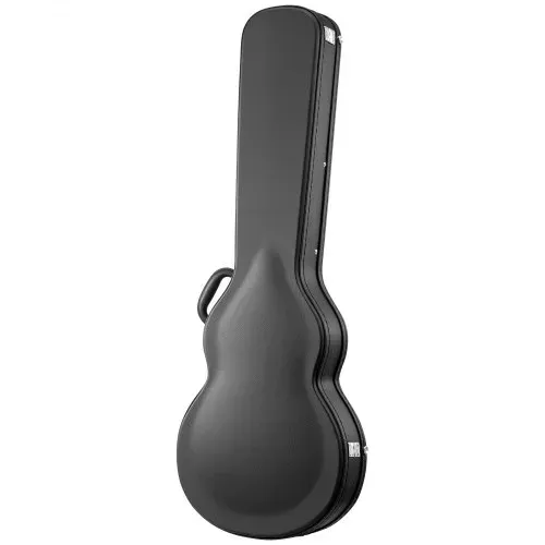 VEVOR E-Gitarrenkoffer für 39-Zoll-Les-Paul-Gitarren 108 cm Harschalenkoffer, Gitarrenkoffer aus Holz mit Schloss, Schaumstoffeinlage, Schlüsseln, Zubehörfach, Hartschalen-Formkoffer Schwarz – Bild 9