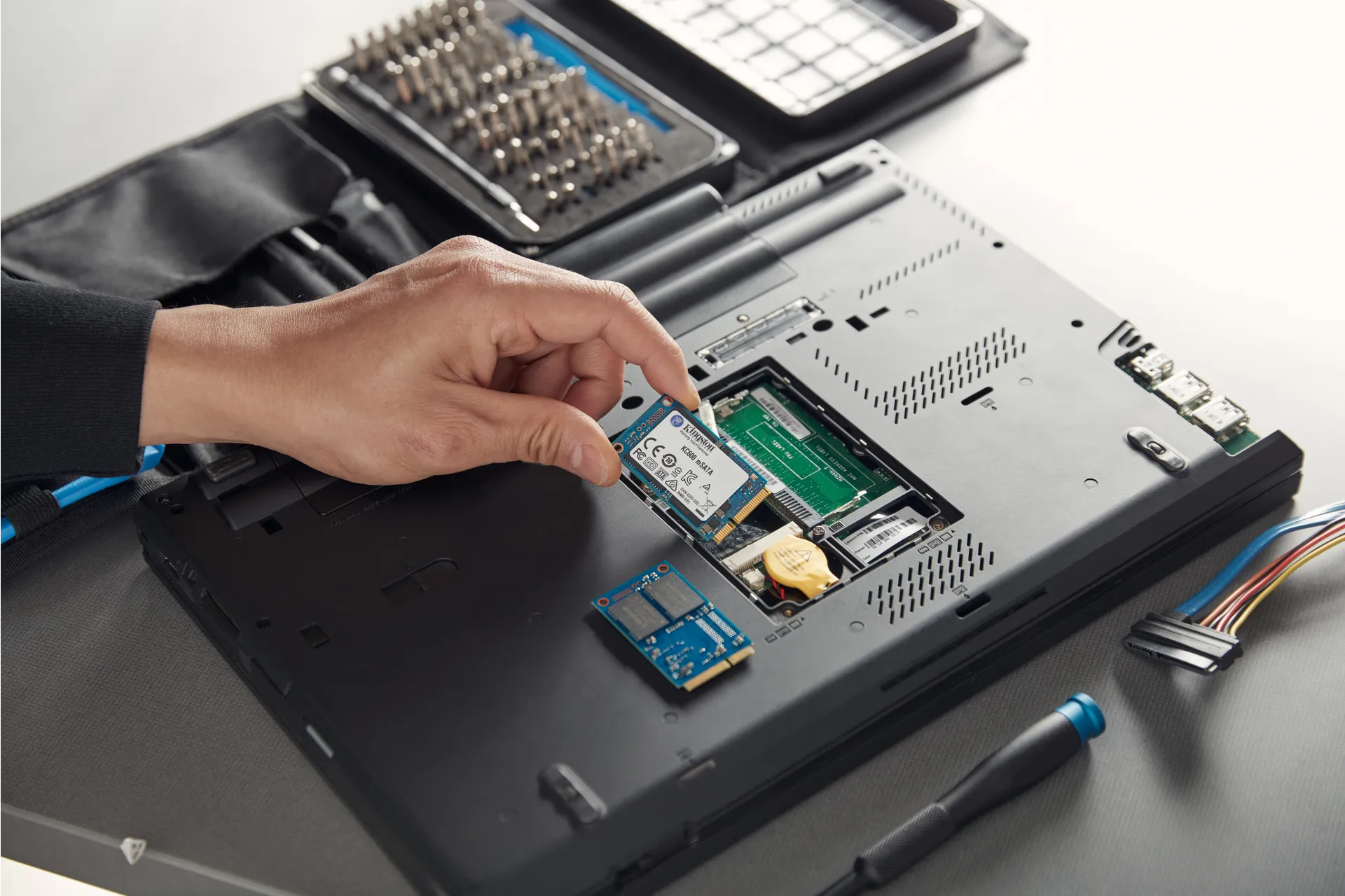 Kingston Technology 512G SSD KC600 SATA3 mSATA – Bild 6
