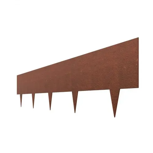 VEVOR Rasenkante, 6er Pack 1016x203,2 mm, Gartenpalisade, Beeteinfassung, Metall-Landschaftseinfassung, biegbare Garteneinfassung, Haifischstachel, Raseneinfassung für Blumenbeete, Hofwegteiler – Bild 9
