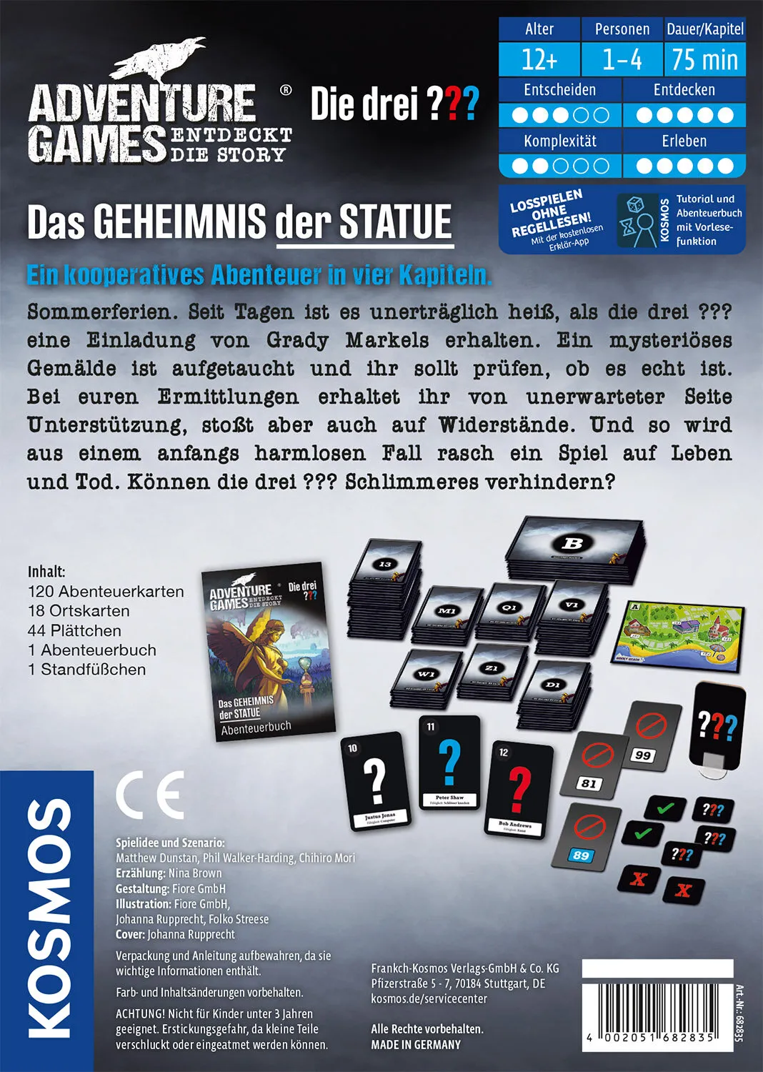 Kosmos Adventure Games - Die Drei ??? - Das Geheimnis Der Statue – Bild 2