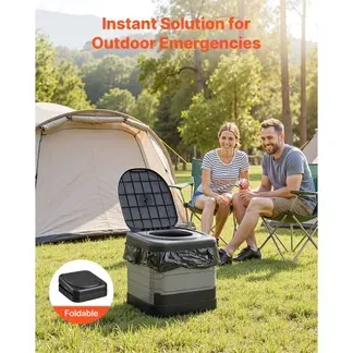 VEVOR Tragbare Campingtoilette 150 kg Belastbar, Mobile Toilette Faltbar für Erwachsene, Reisetoilette mit Tragetasche & Müllbeuteln, Geeignet für Wohnmobilreisen Camping Wandern Autofahren Ausflüge VEVOR Tragbare Campingtoilette 150 kg Belastbar, Mobile Toilette Faltbar für Erwachsene, Reisetoilette mit Tragetasche & Müllbeuteln, Geeignet für Wohnmobilreisen Camping Wandern Autofahren Ausflüge