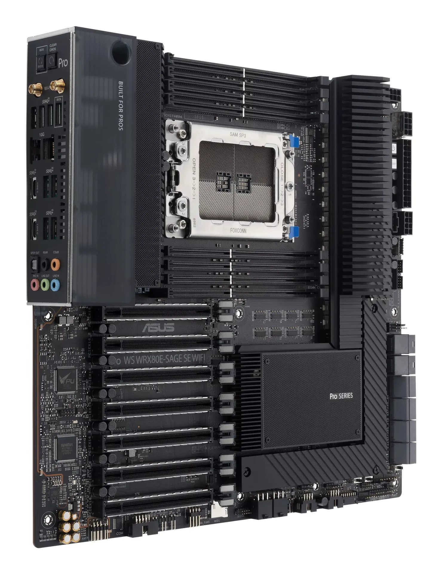 ASUS WRX80E-SAGE SE WIFI AMD WRX80 Socket SP3 Erweitertes ATX – Bild 3