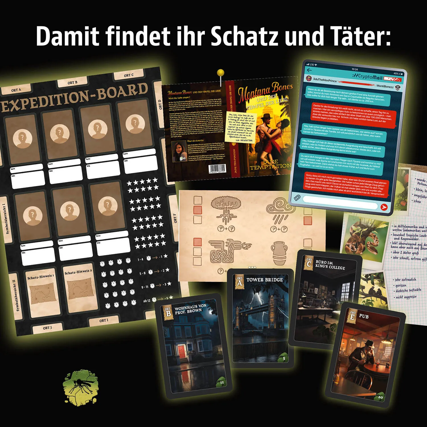 Kosmos Masters of Crime: Mosquito 210 min Brettspiel Reisen/Abenteuer – Bild 4