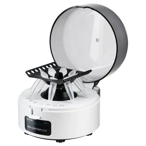 VEVOR Mini-Zentrifugenmaschine 3013 xg RCF elektrische Laborzentrifugenmaschine mit 2 in 1 Rotor für 0,2/1,5/2 ml Röhrchenkapazität, feste Drehzahl 7000 U/min, geräuscharm für Laborexperimenten – Bild 8