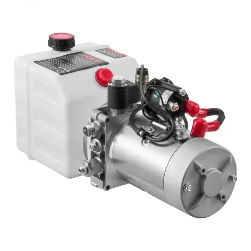 VEVOR 4 Qt Hydraulikaggregat einfachwirkende Kippanhängerpumpe, maximaler Öffnungsdruck 22 MPa und Fördermenge 3,4 L/min, 12 V DC Hydraulikpumpe mit Metallbehälter für Kippanhänger Weiß – Bild 10