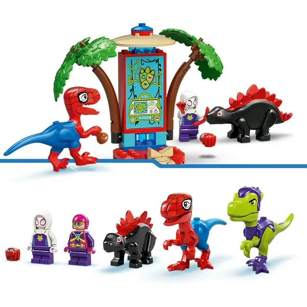 11200 Marvel Spidey und seine Super-Freunde Showdown am Baumhaus: Spidey-Rex vs. Gobby-Raptor, Konstruktionsspielzeug – Bild 5