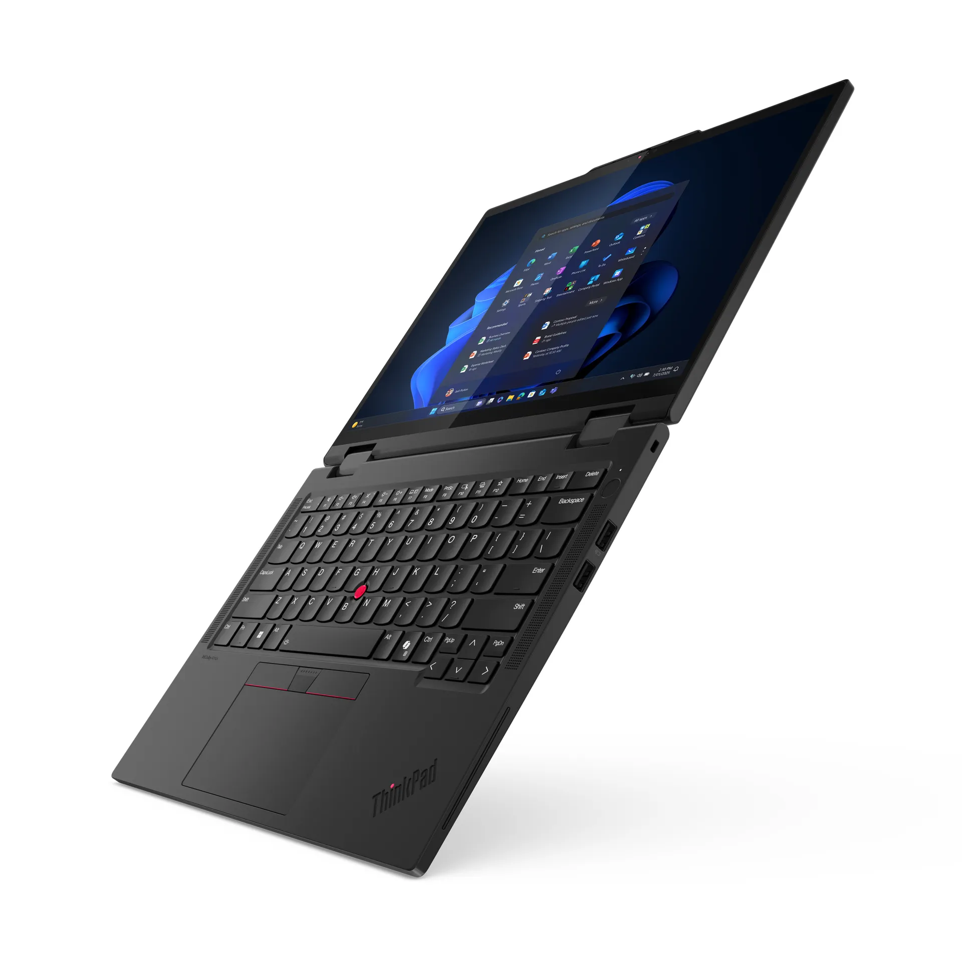 Lenovo ThinkPad T14s 2-in-1 Gen 1 Intel Core Ultra 5 225U Hybrid (2-in-1) 35,6 cm (14") Touchscreen WUXGA 16 GB LPDDR5x-SDRAM 512 GB SSD Wi-Fi 6E (802.11ax) Windows 11 Pro Deutsch Schwarz – Bild 4