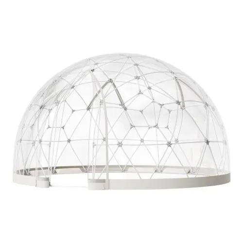 VEVOR Gartenkuppel, 4,57x2,9 m großes transparentes Blasenzelt für 10–14 Personen, geodätisches Kuppelgewächshaus mit Fenster, PVC-Zelt für Hinterhof, Terrasse, Camping, Party, Hochzeit – Bild 9