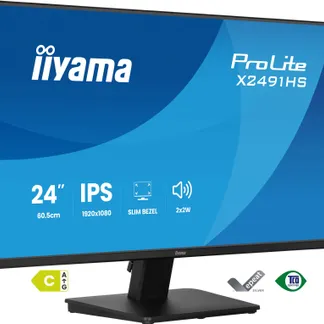 iiyama ProLite X2491HS-B1 Computerbildschirm 60,5 cm (23.8″) 1920 x 1080 Pixel Full HD LCD Schwarz iiyama ProLite X2491HS-B1 Computerbildschirm 60,5 cm (23.8″) 1920 x 1080 Pixel Full HD LCD Schwarz