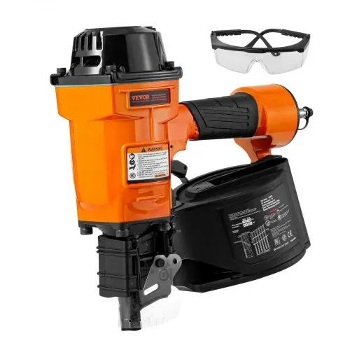 VEVOR Coil-Verkleidungsnagler MCN70, 1-3/4" bis 2-3/4" 15 Grad pneumatischer Verkleidungsnagler, 70-120PSI Luft-Coil-Verkleidungsnagler für Paletten, Kisten, Rahmen, Verkleidungen und Zäune – Bild 8