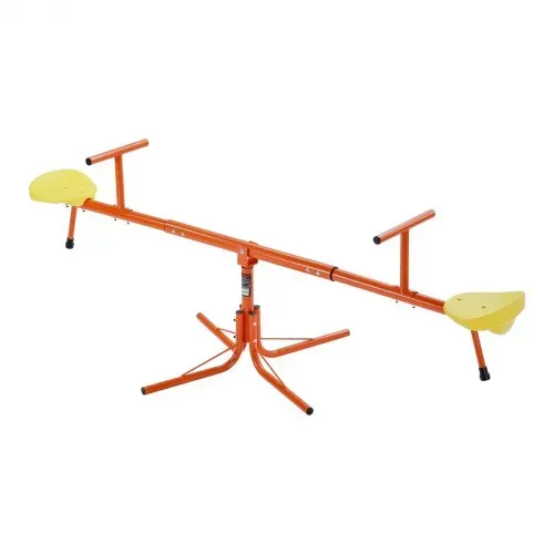 VEVOR Kinderwippe, 45,4 kg Tragkraft pro Sitz, Gartenwippe mit 4-zackigen Stützbeinen, Schaukelwippe, 360 Grad drehbar, Spielplatzgerät für Kinder ab 3 Jahren, 1905x790x660 mm – Bild 9