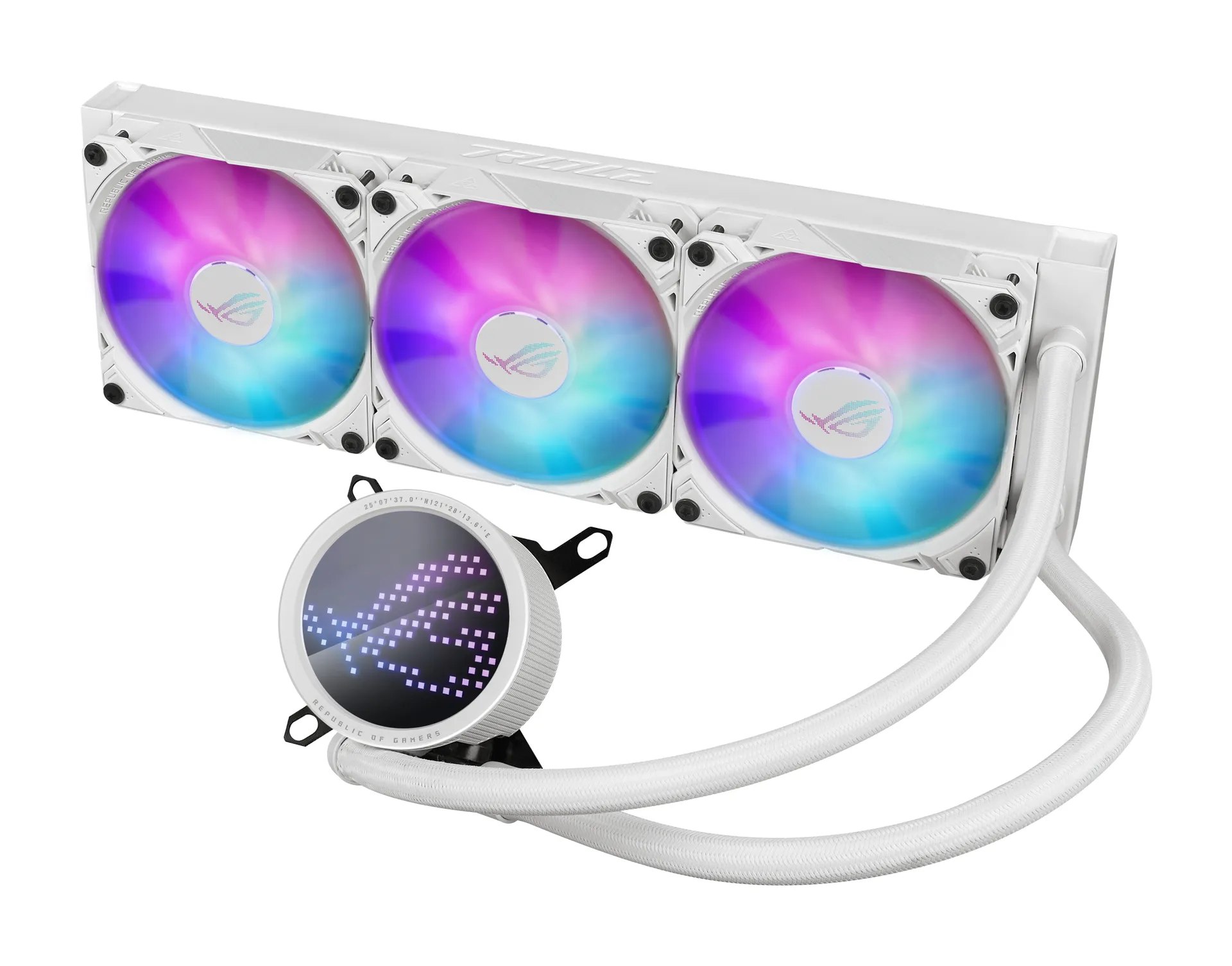 ASUS ROG Ryuo III 360 ARGB White Edition Prozessor Flüssigkeitskühlung 12 cm Weiß – Bild 2