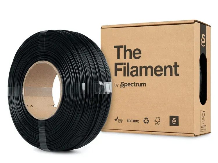 The Filament · ReFill PETG · MIDNIGHT BLACK · 1.75mm · 1kg The Filament · ReFill PETG · MIDNIGHT BLACK · 1.75mm · 1kg