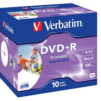 Verbatim 43508 DVD-Rohling 4,7 GB DVD+R 10 Stück(e) Verbatim 43508 DVD-Rohling 4,7 GB DVD+R 10 Stück(e)