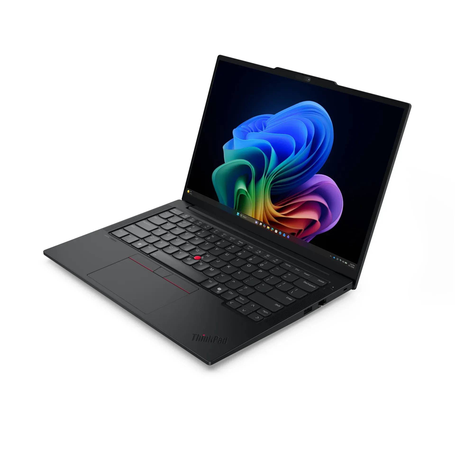 Lenovo ThinkPad E14 Gen 8 (AMD) Copilot+ PC AMD Ryzen AI 7 345 Laptop 35,6 cm (14") WUXGA 32 GB DDR5-SDRAM 1 TB SSD Wi-Fi 7 (802.11be) Windows 11 Pro Deutsch Schwarz – Bild 2