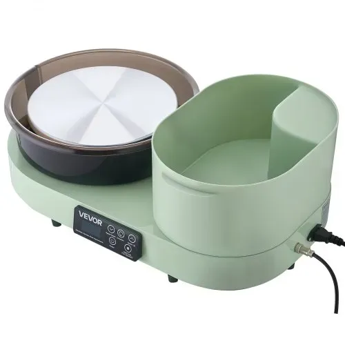 VEVOR Töpferscheibe Elektrisch 450 W, Töpferdrehmaschine 28 cm Drehteller (Aluminium), Töpfermaschine mit Fußpedal & 30–300 U/min Einstellbarer Drehzahl & Aluminiumgehäuse, für Anfänger DIY-Tonkunst – Bild 10