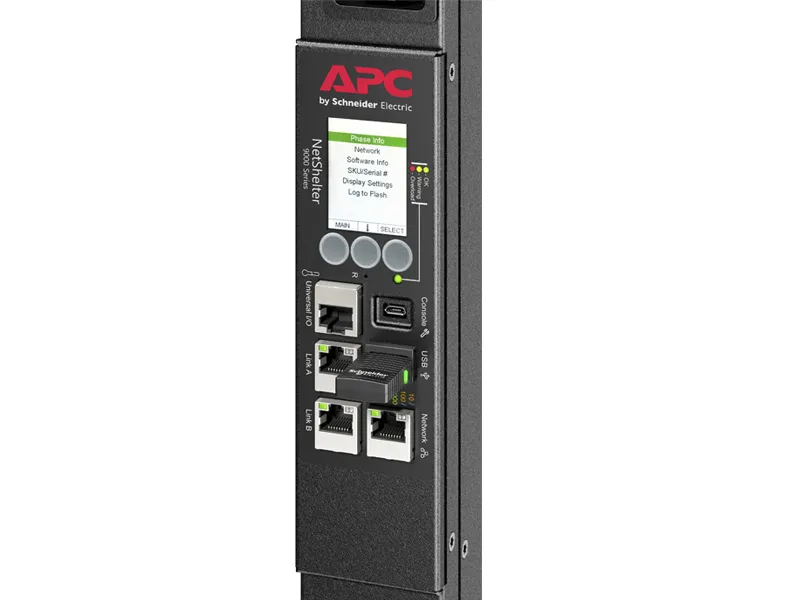 APC APDU9959EU3 Stromverteilereinheit (PDU) 24 AC-Ausgänge 0U Schwarz – Bild 7