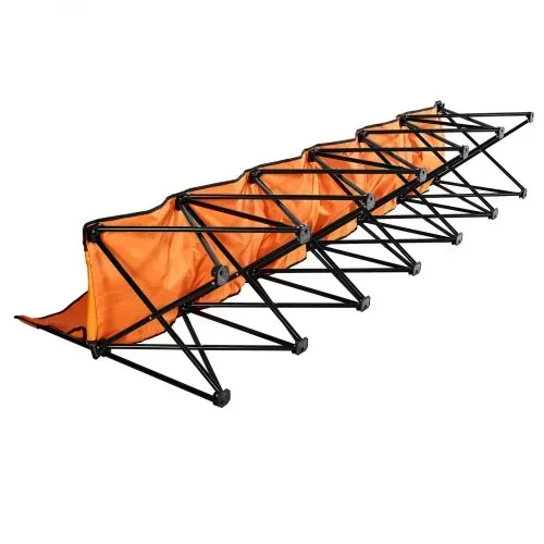 VEVOR tragbare Mannschaftsbank Sitzbank Campingbank (6 Personen) mit Seitentaschen & Tragetasche, Klappbank mit Rückenlehne, Seitenbank Sportbank für Fußball Baseball Outdoor-Aktivitäten Orange – Bild 10