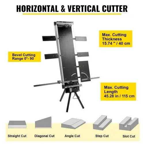 VEVOR Styroporschneider, 200W Schaumschneider aus Aluminiumlegierung, Styrocutter mit Nickel-Chrom-Legierun, 42V Ausgangsspannung, Schnittlänge 127 cm Nut-Maschine für Profis, Heimwerker, 179x42x15cm VEVOR Styroporschneider, 200W Schaumschneider aus Aluminiumlegierung, Styrocutter mit Nickel-Chrom-Legierun, 42V Ausgangsspannung, Schnittlänge 127 cm Nut-Maschine für Profis, Heimwerker, 179x42x15cm