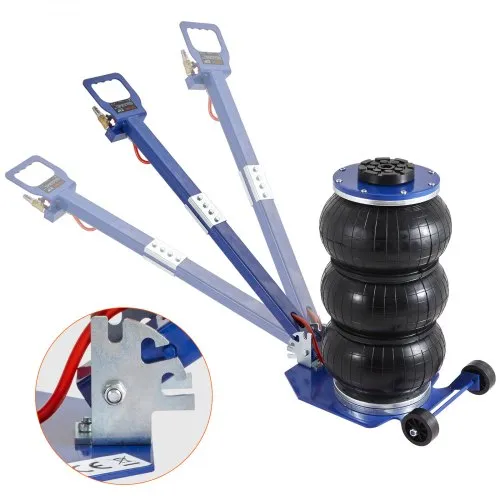 VEVOR Pneumatischer Wagenheber Air Jack 3 t, Blau Dreifachbeutel Luftheber 140-450 mm Hubhöhe Sack Luftwagenheber, 5 Minuten Hub Luftheber Wagenheberheber Wagenheber für SUV, Lkw Blau VEVOR Pneumatischer Wagenheber Air Jack 3 t, Blau Dreifachbeutel Luftheber 140-450 mm Hubhöhe Sack Luftwagenheber, 5 Minuten Hub Luftheber Wagenheberheber Wagenheber für SUV, Lkw Blau