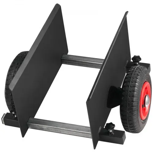VEVOR Plattenwagen, Plattenwagen mit einer Kapazität von 272,16kg, Hochleistungs-Trockenbauwagen mit 20,32 cm Lufträdern, Plattenwagen mit verstellbarer Klemme für Trockenbauplatten, Materialtransport, – Bild 10