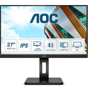 AOC P2 27P2Q LED display 68,6 cm (27″) 1920 x 1080 Pixel Full HD Schwarz AOC P2 27P2Q LED display 68,6 cm (27″) 1920 x 1080 Pixel Full HD Schwarz
