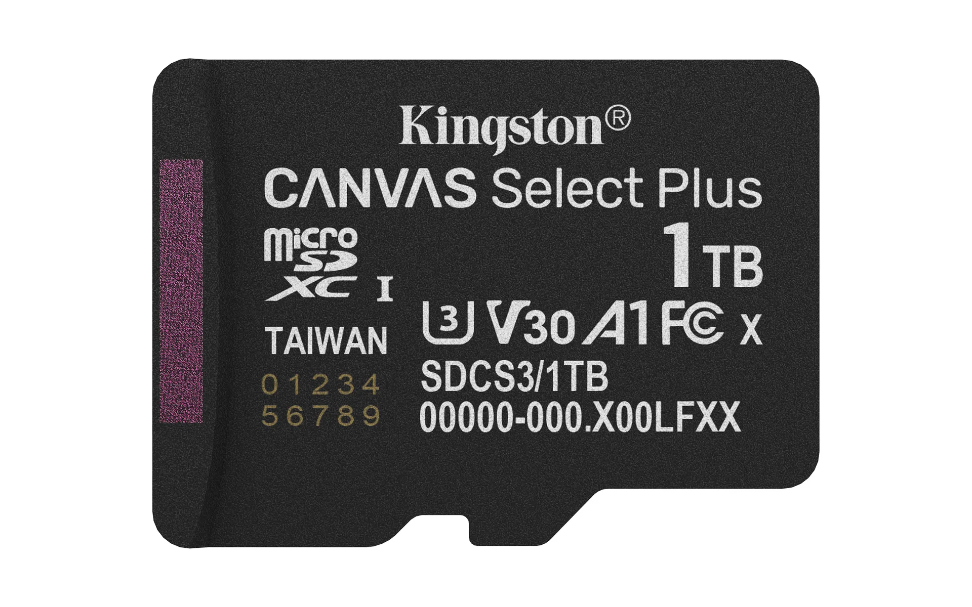 Kingston Technology 1TB micSDXC Canvas Select Plus Gen3 150R A1 (Ohne SD-Adapter) Kingston Technology 1TB micSDXC Canvas Select Plus Gen3 150R A1 (Ohne SD-Adapter)