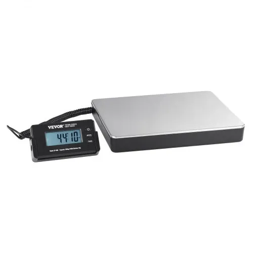 VEVOR Plattformwaage 150g-200kg Paketwaage 50g Genauigkeit Digitalwaage kg/lbs/lbs:oz Zählwaage 309x262x45mm ABS Edelstahl Tara-Funktionen AC/DC-Netzteil Industriewaage Briefwaage Waage – Bild 10