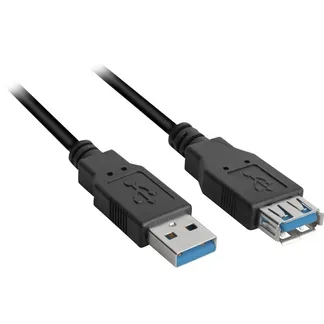 USB 3.2 Gen 1 Verlängerungskabel, USB-A Stecker > USB-A Buchse USB 3.2 Gen 1 Verlängerungskabel, USB-A Stecker > USB-A Buchse