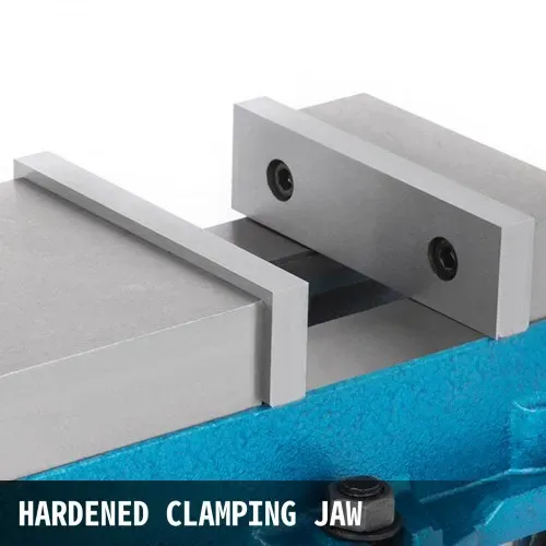 VEVOR Schraubzwingen-Schraubstock 125 mm, Tischschraubstock 125 mm, Bench Clamps 140 mm, Metall Professionelle Gusseisen Schraubstock für Säulenbohrer Breite Backen – Bild 2