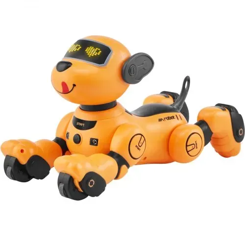 VEVOR Ferngesteuertes Roboter-Hundespielzeug, 2,4 GHz RC-Hund, programmierbares intelligentes interaktives Roboter-Haustier für Kinder mit Folgefunktion, Berührungs- und Sprachsteuerung, singendes, tanzendes RC-Stunt-Spielzeug für Jungen und Mädchen ab 3 Jahren – Bild 8
