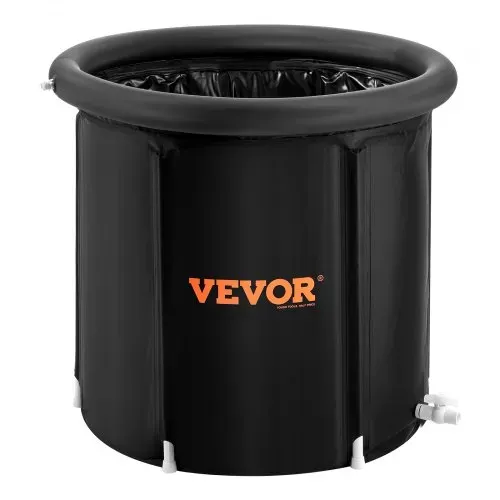 VEVOR Eisbadewanne, 80 cm langes Tauchbecken für Kaltwassertherapie für Sportler, tragbares Outdoor-Eisfass-Tauchbecken zur Erholung, 341 aufblasbare Faltbadewanne mit Abdeckung – Bild 8
