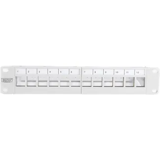Modulares Patchpanel, 12-Port, unbestückt Modulares Patchpanel, 12-Port, unbestückt