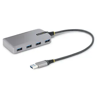 StarTech.com 4-Port USB 3.0 Hub – USB Hub 3.0 5 Gbit/s, Busbetrieben, USB-A Hub auf 4 USB-A mit Optionalem Stromanschluss – Desktop/Laptop USB Verteiler/USB Splitter, 30cm Kabel StarTech.com 4-Port USB 3.0 Hub – USB Hub 3.0 5 Gbit/s, Busbetrieben, USB-A Hub auf 4 USB-A mit Optionalem Stromanschluss – Desktop/Laptop USB Verteiler/USB Splitter, 30cm Kabel