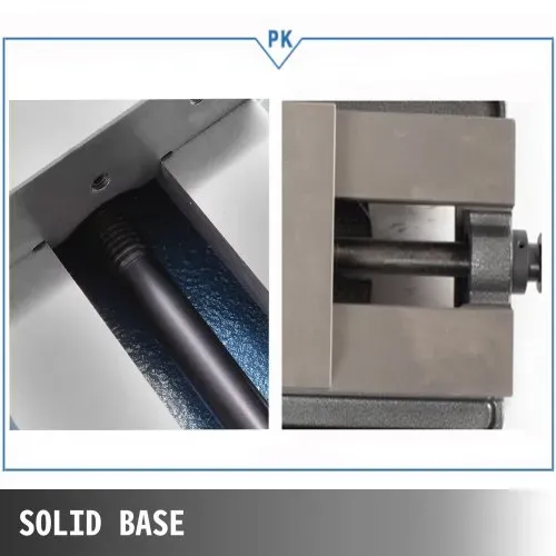 VEVOR Schraubzwingen-Schraubstock 125 mm, Tischschraubstock 125 mm, Bench Clamps 140 mm, Metall Professionelle Gusseisen Schraubstock für Säulenbohrer Breite Backen – Bild 5