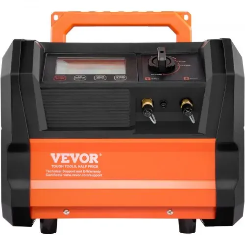 VEVOR Kältemittel-Rückgewinnungsmaschine, tragbare 1-PS-Klimaanlagen-Rückgewinnungsmaschine mit Doppelzylinder und bürstenlosem 3000-U/min-Motor, Freon-Kältemittel-Recycling-Tool für Autos, Klimaanlagen, Haushalts-HVAC – Bild 8