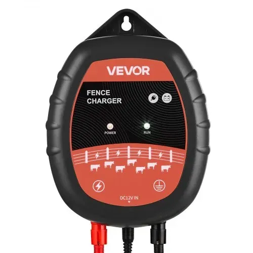 VEVOR Weidezaungerät, 10 kV 1J, AC/DC Elektrozaungerät mit LED-Anzeige, Reichweite 3 km, Leistungsstarkes Plug-in-Ladegerät, zum Schutz von Eindringen vor Wildtieren für Nutztiere & Geflügel – Bild 9