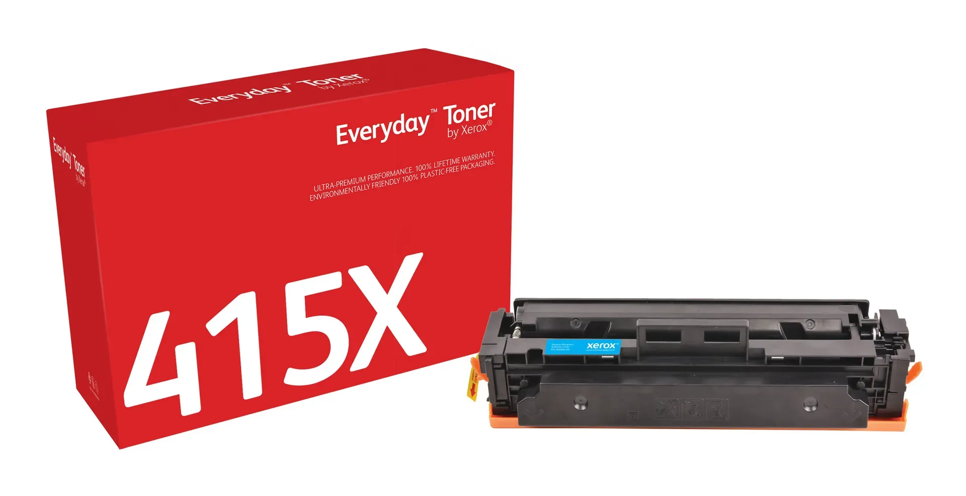 Everyday™ Cyan Tonermodul von Xerox kompatibel mit HP 415X (W2031X), Hohe Kapazität Everyday™ Cyan Tonermodul von Xerox kompatibel mit HP 415X (W2031X), Hohe Kapazität