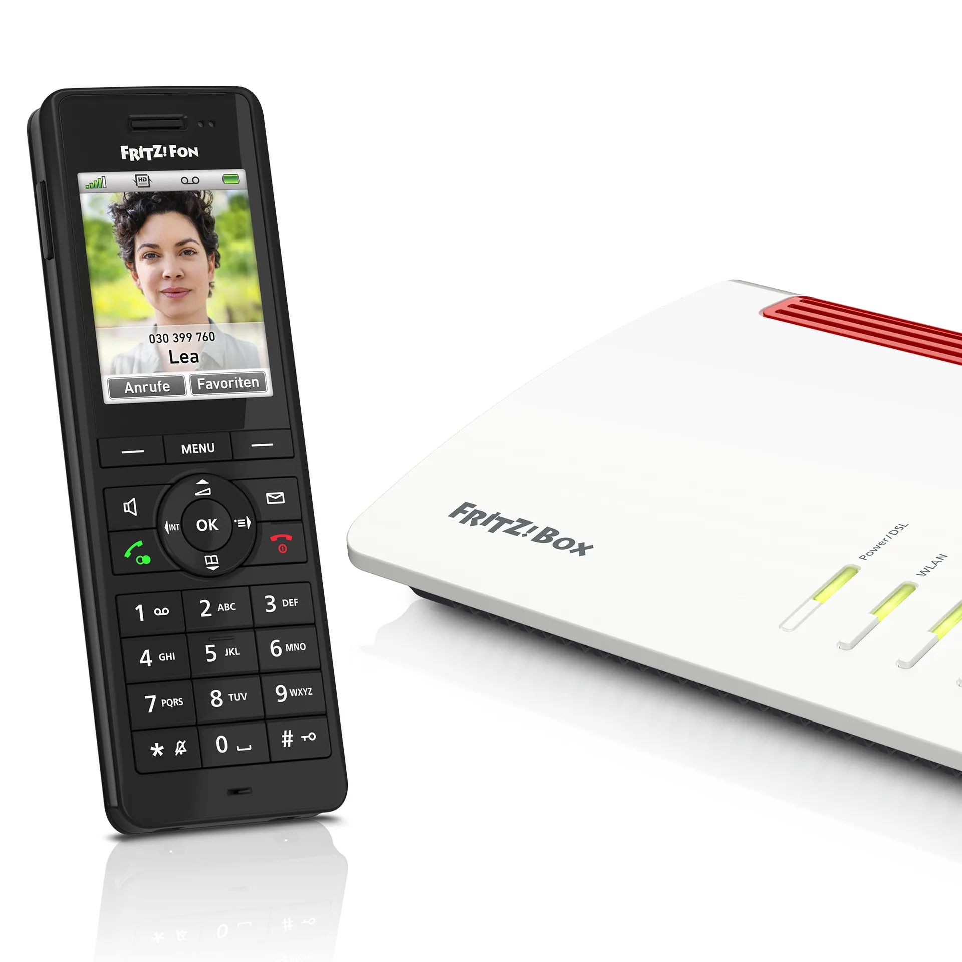 Fon FRITZ! X6 DECT-Telefon Schwarz – Bild 2