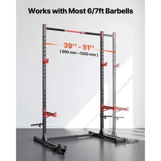 VEVOR Power Rack 445 kg Belastbar, multifunktionales Squat Rack für Heimfitnessstudio, Krafttrainingsgerät mit 6 Bandstiften & Landmine-Aufsatz & Sicherheitsstangen für Bankdrücken Kniebeugen VEVOR Power Rack 445 kg Belastbar, multifunktionales Squat Rack für Heimfitnessstudio, Krafttrainingsgerät mit 6 Bandstiften & Landmine-Aufsatz & Sicherheitsstangen für Bankdrücken Kniebeugen
