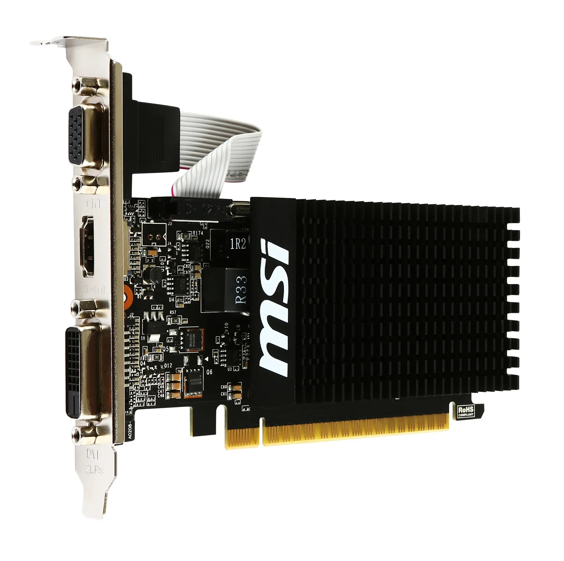 MSI GT 710 2GD3H LP Grafikkarte NVIDIA GeForce GT 710 2 GB GDDR3 MSI GT 710 2GD3H LP Grafikkarte NVIDIA GeForce GT 710 2 GB GDDR3