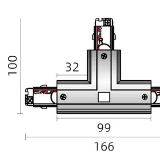 Powergear 3PH T Verbinder, LINKS 1 ZU LINKS 2 UMSCHALTBAR, Weiß Powergear 3PH T Verbinder, LINKS 1 ZU LINKS 2 UMSCHALTBAR, Weiß