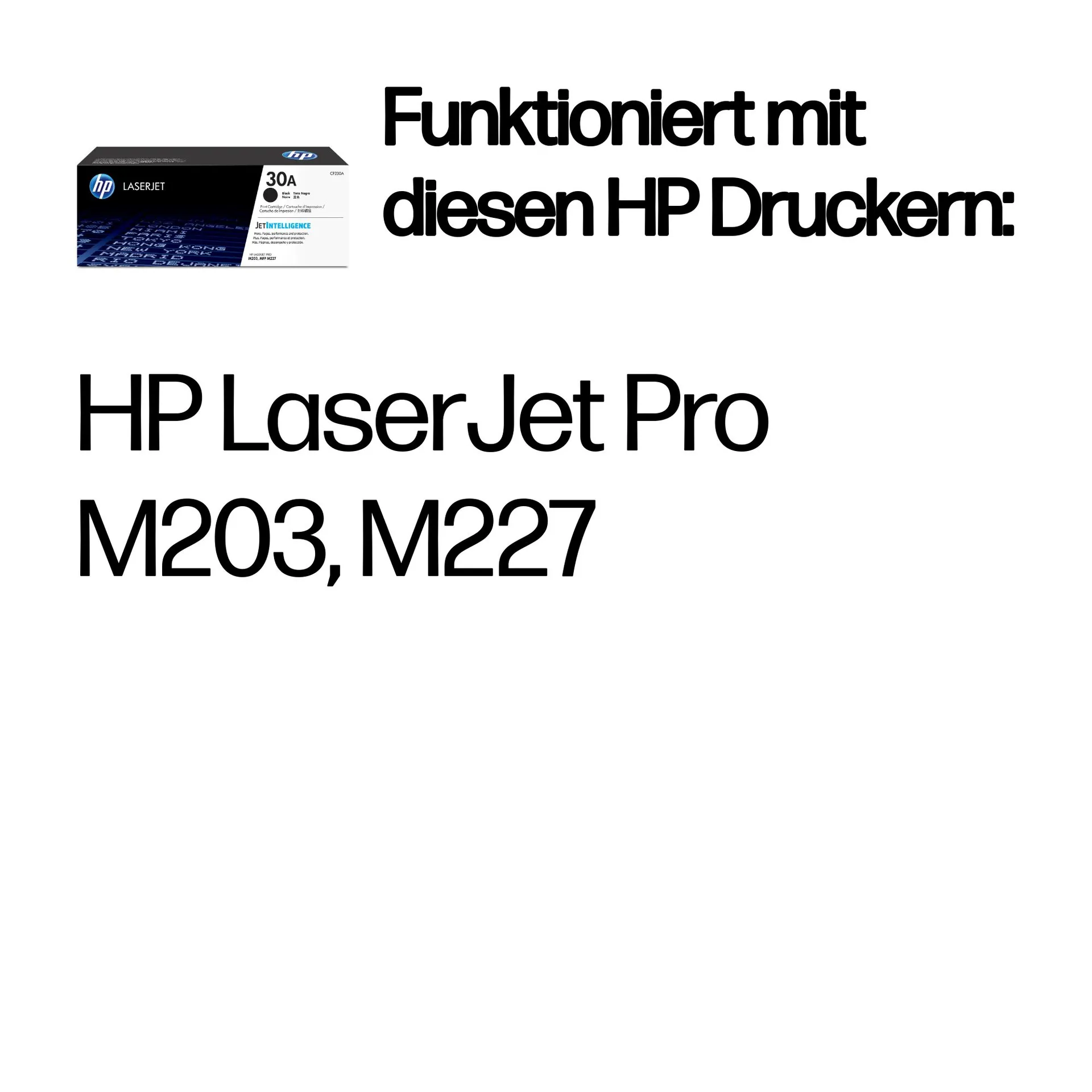 HP 30A Schwarz Original LaserJet Tonerkartusche – Bild 2